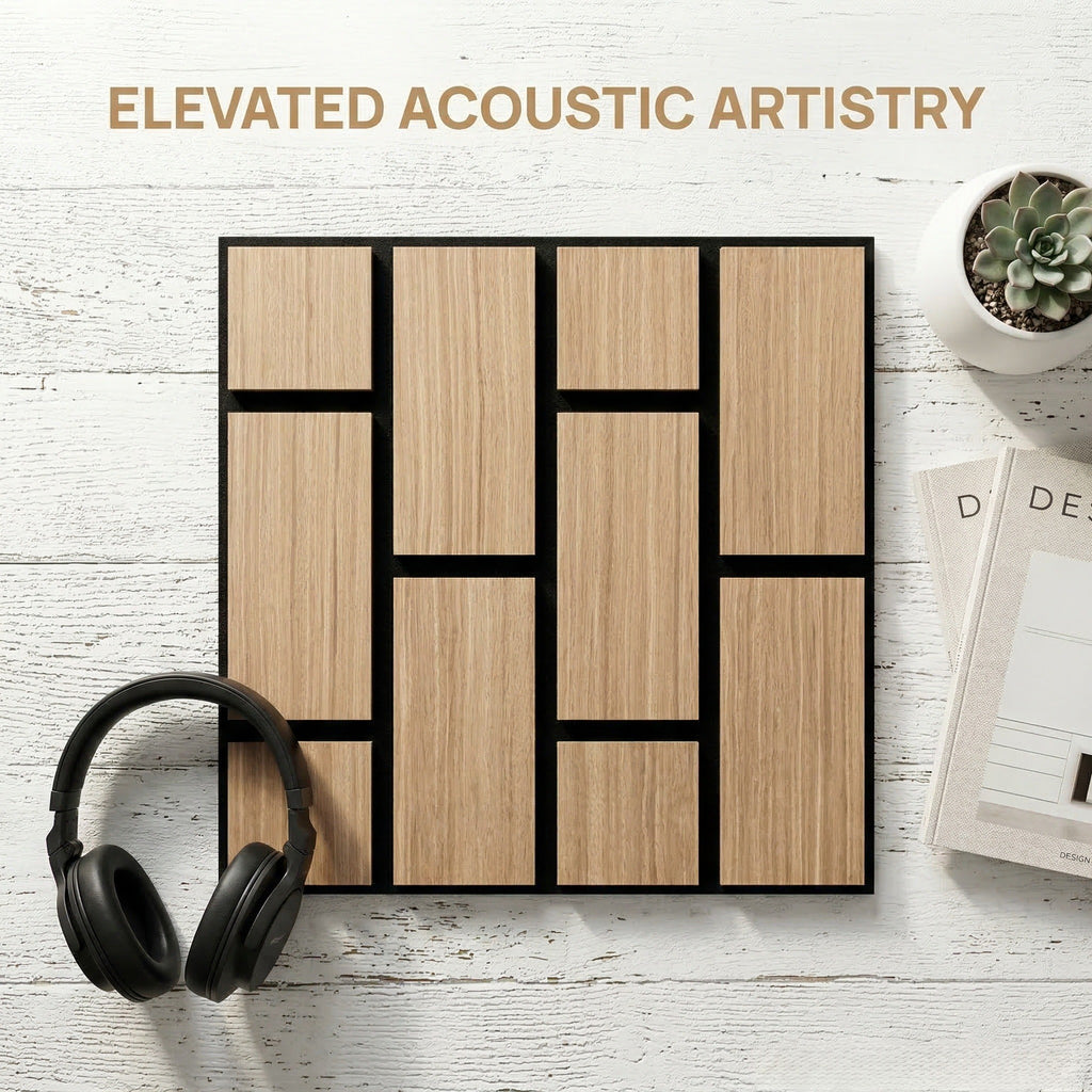 XWH66- Custom Sound-Absorbing Panels- Premium Soundproof Wall Panels 4pieces