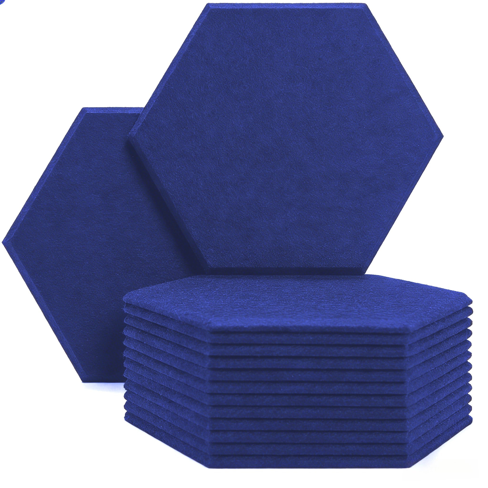 XA9 Premium Acoustic Panels for Walls – Hexagon Sound Absorbing Panels, Peel and Stick Polyester Fiber Acoustical Wall Panels for Noise Dampening in Room