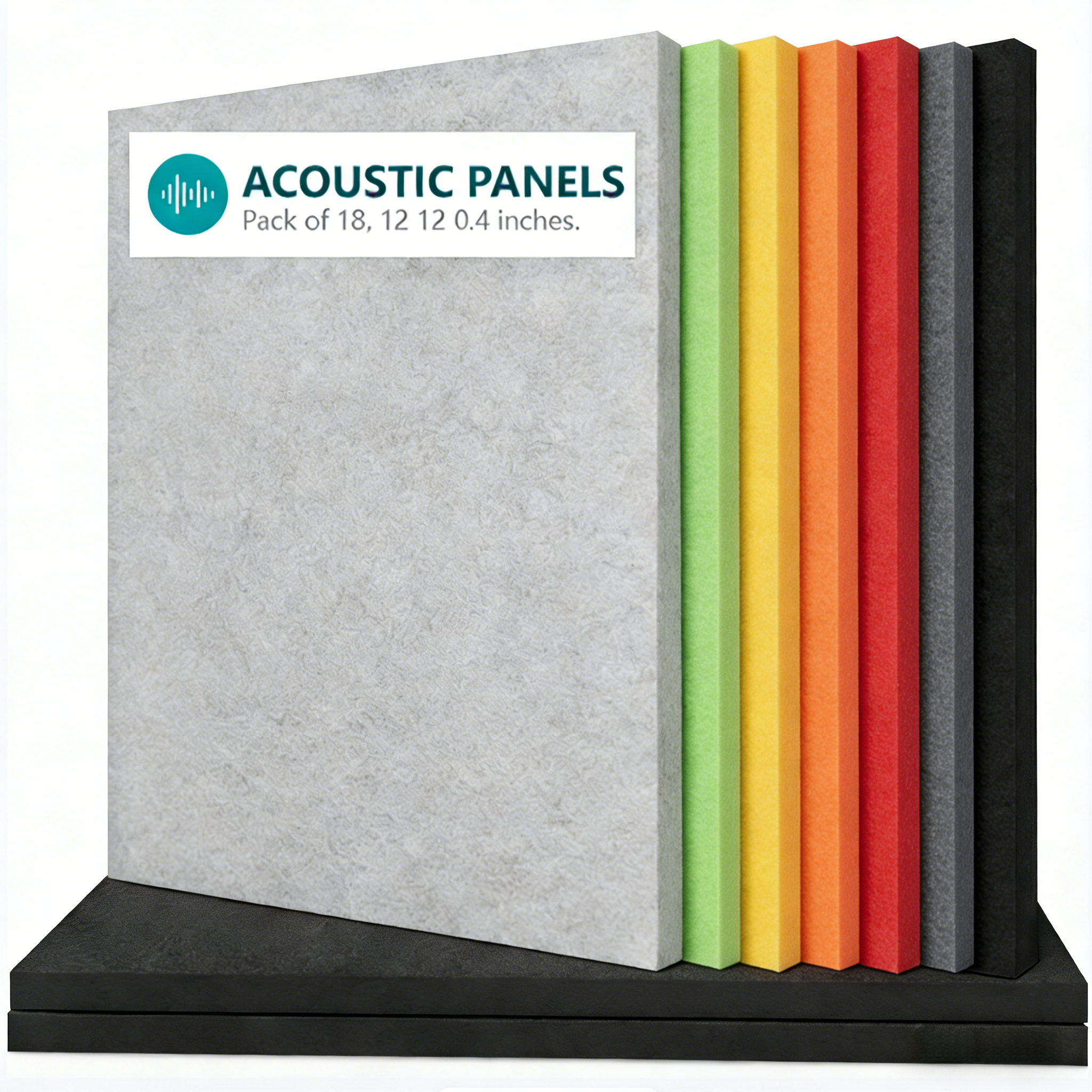 XP9 Premium Acoustic Panels for Wall & Ceiling – Eco-Friendly Soundproofing Material for Home Theater, Office Noise Control & Studio Sound Treatment