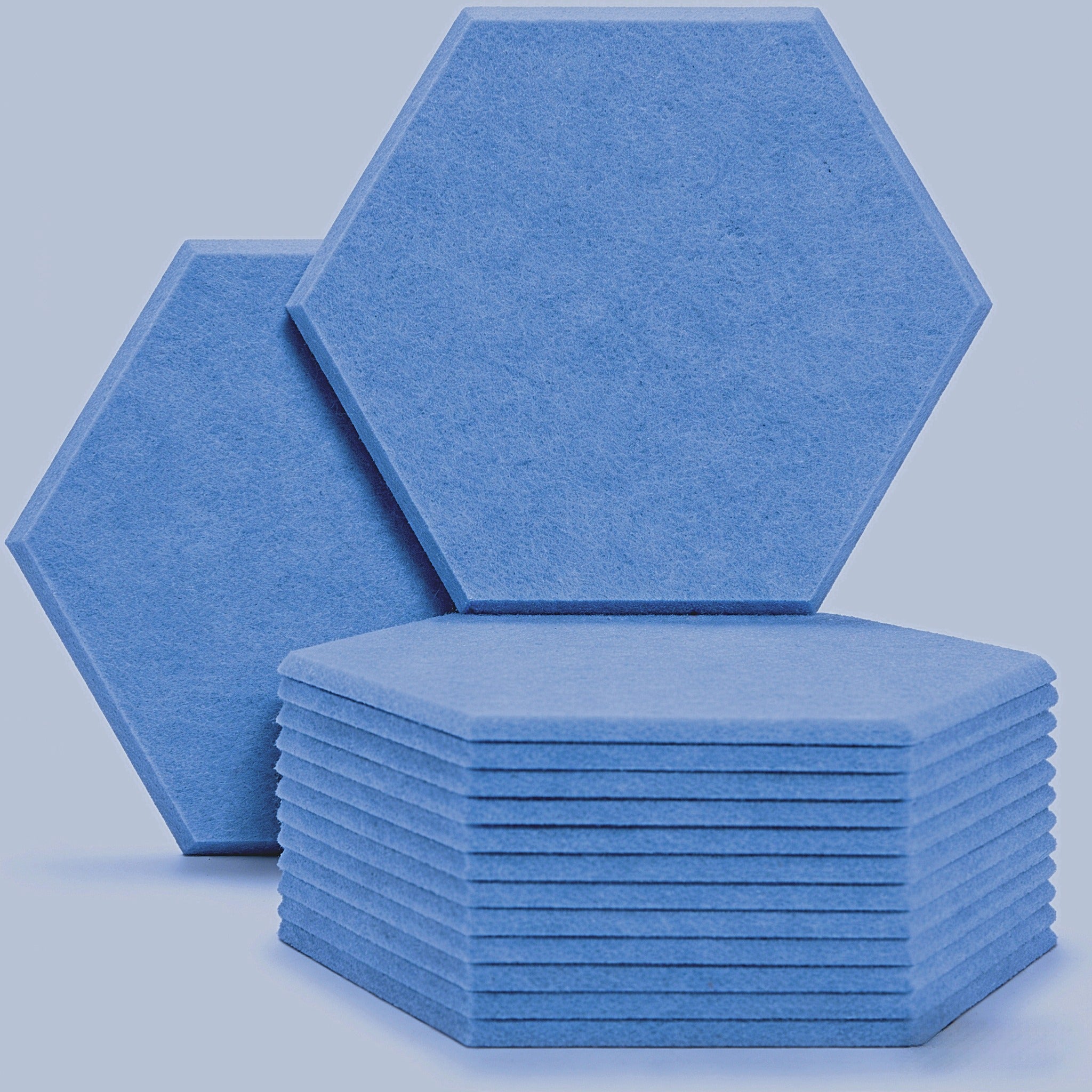 XA9 Premium Acoustic Panels for Walls – Hexagon Sound Absorbing Panels, Peel and Stick Polyester Fiber Acoustical Wall Panels for Noise Dampening in Room